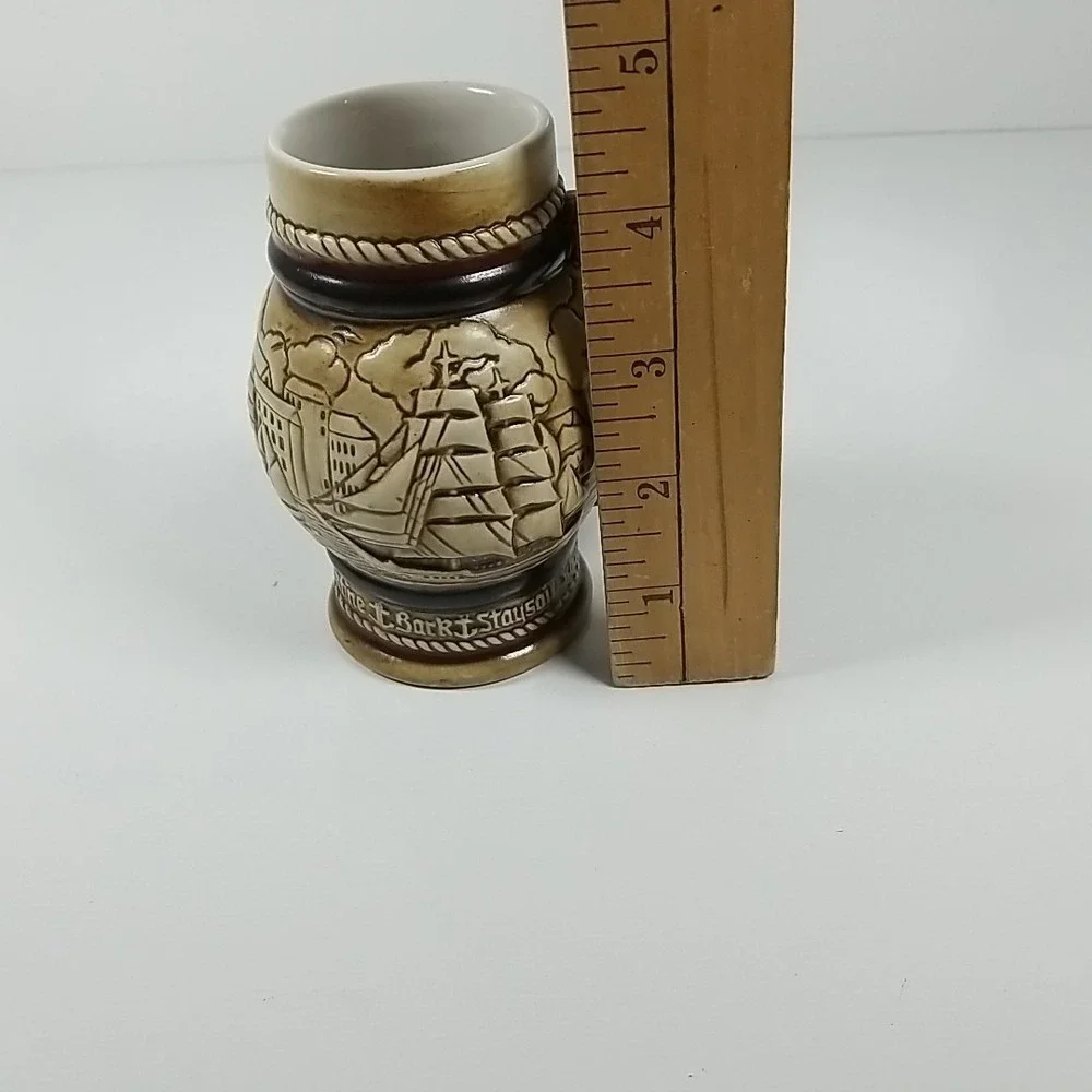 Vintage 1982 Avon Mini Beer Stein, Nautical